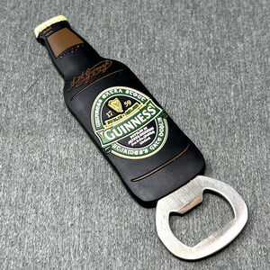 Guinness Extra Stout Bottle Opener Magnet Beer Saint James's Gate Dublin 6"